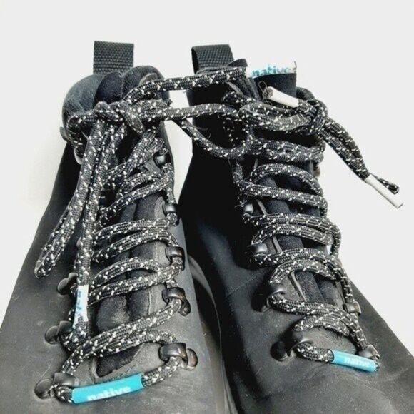 NATIVE Shoes AP Apex Ankle Boot Black Bootie Sz Women's 6.5 | Men's 5 - Picture 6 of 13